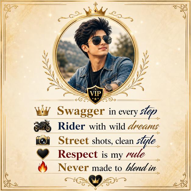 Best Instagram VIP Bio Stylish Font for Boys : Fancy & Attitude Styles