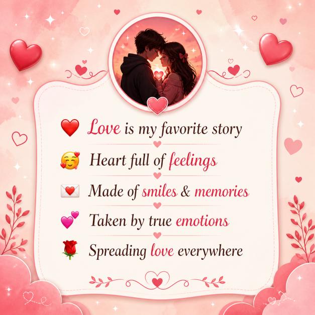 Love Bio For Instagram & Cute Couples Instagram Bio