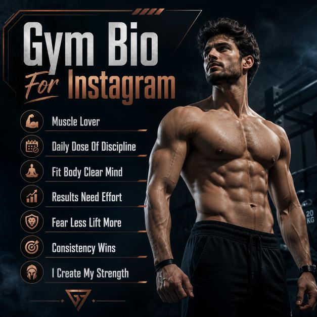 Gym Bio For Instagram & Fitness Bio