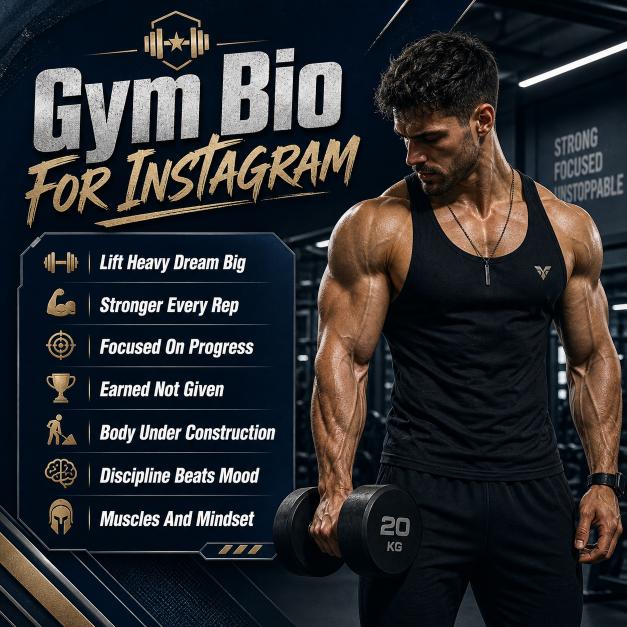 Gym Bio For Instagram & Fitness Bio