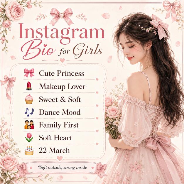  Best Instagram Bio for Girls 2026: Aesthetic, Cute & Classy Ideas
