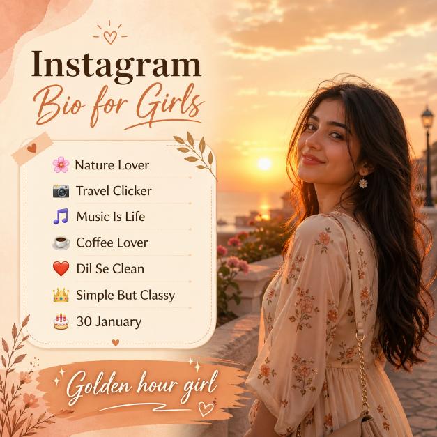 Best Instagram Bio for Girls 2026: Aesthetic, Cute & Classy Ideas