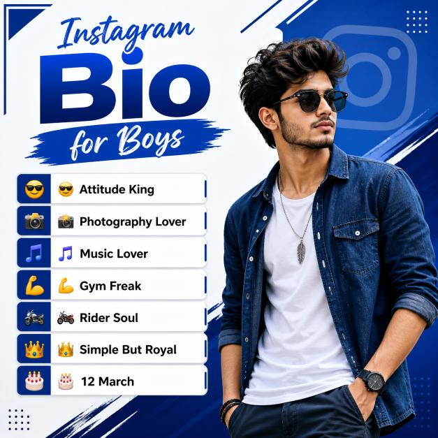Instagram Bio for Boys: 1100+ Unique, Attitude, and Trendy Bio Ideas