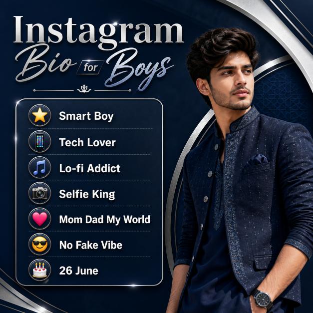 Instagram Bio for Boys: 1100+ Unique, Attitude, and Trendy Bio Ideas