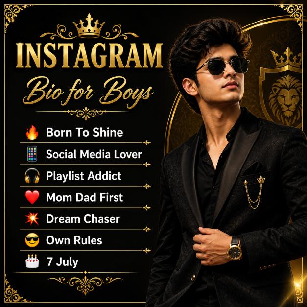 Instagram Bio for Boys: 1100+ Unique, Attitude, and Trendy Bio Ideas