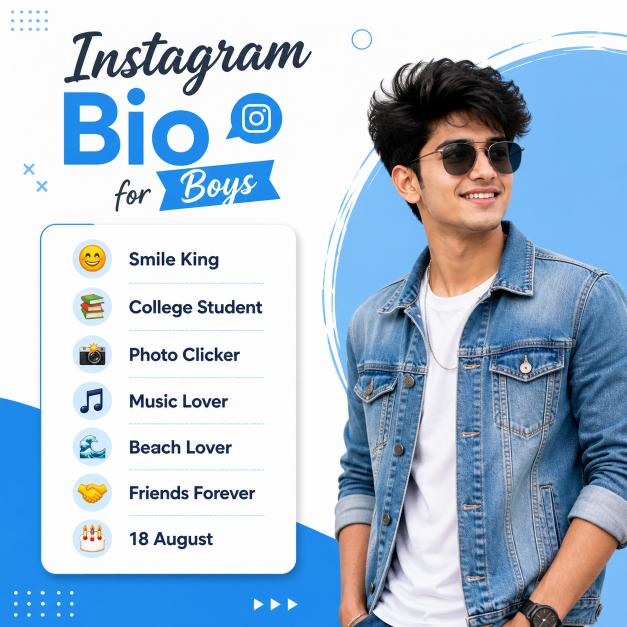 Instagram Bio for Boys: 1100+ Unique, Attitude, and Trendy Bio Ideas