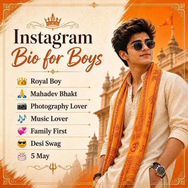 Instagram Bio for Boys: 1100+ Unique, Attitude, and Trendy Bio Ideas