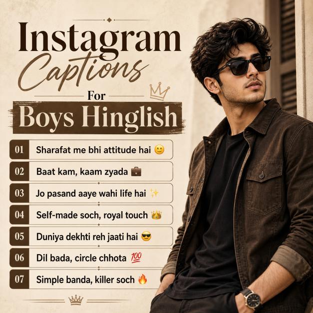 Instagram Captions For Boys - Killer Attitude Captions