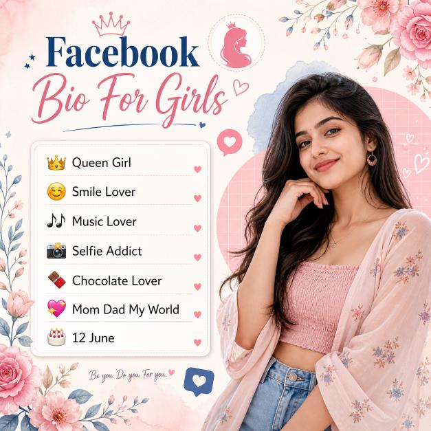 Cute & Attitude Facebook Bio For Girls