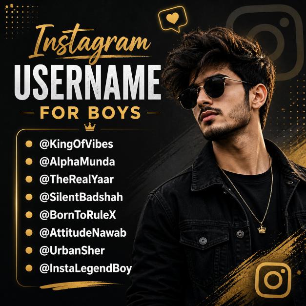 Instagram Username For Boys Attitude
