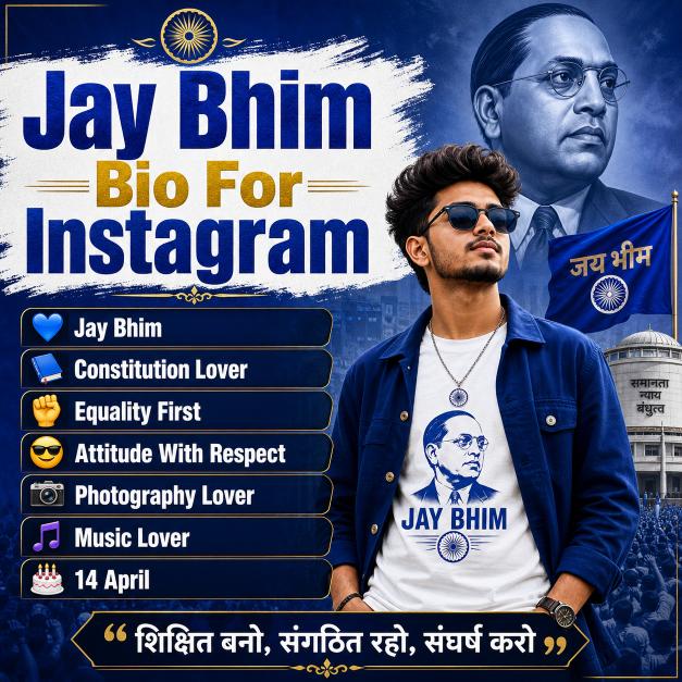 Jay Bhim Bio For Instagram